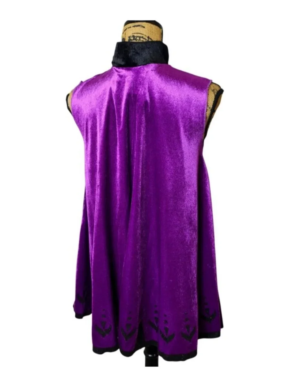 Disney Frozen II Anna Deluxe Girls Costume S 4-6 Dress Cloak Belt Halloween Cost